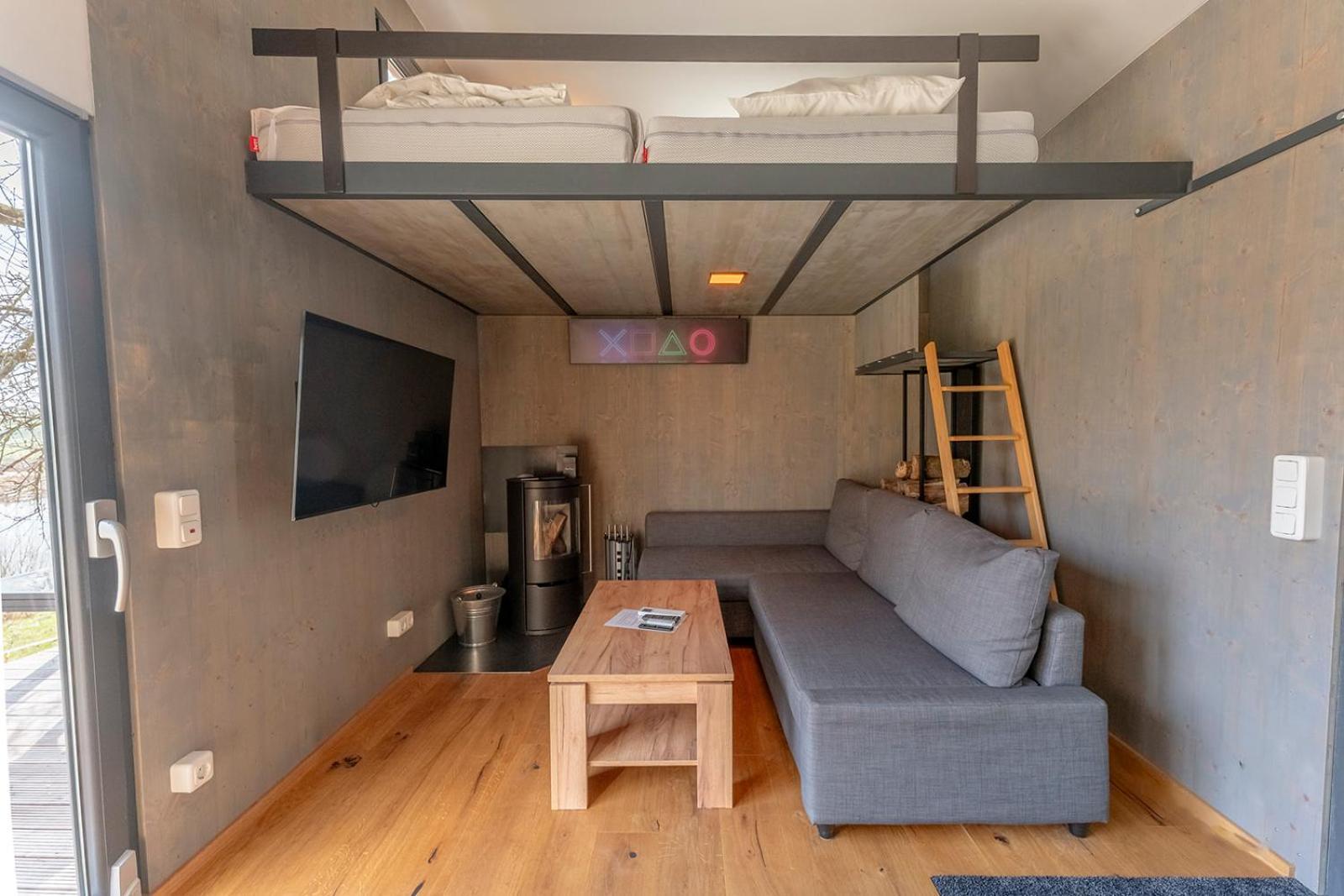 Tinyhousebeidresden 3 Fuer 2 - 7 Personen, Naehe Saechsische Schweiz, Dresden, Mit Badeteich Villa Großharthau Buitenkant foto
